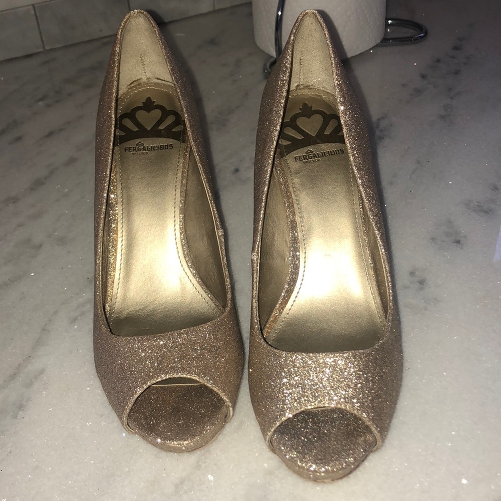 Gold heels